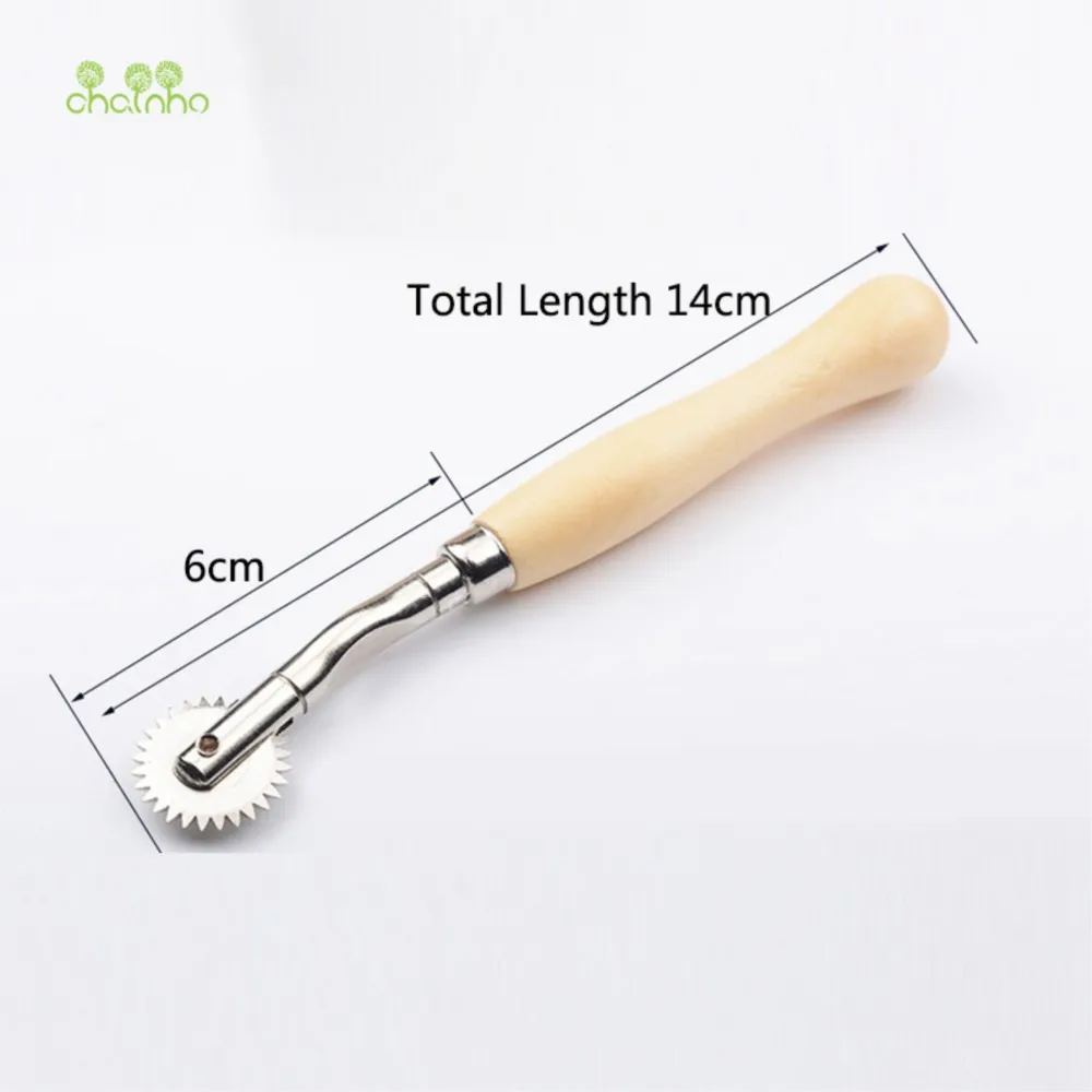 Chainho,Scuffing,Scoring,Dot Line,Tracing,Spacing Wheel With Wooden Handle,DIY Sewing Quilting Tailor Accessories,TL10