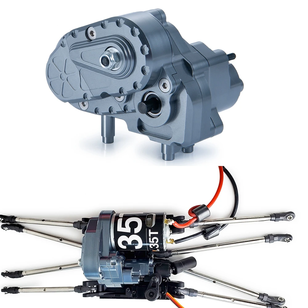 

Металлическая коробка передач для 1/10 осевой каприы 1,9 UTB AXI03004 RC Crawler Car обновленные детали