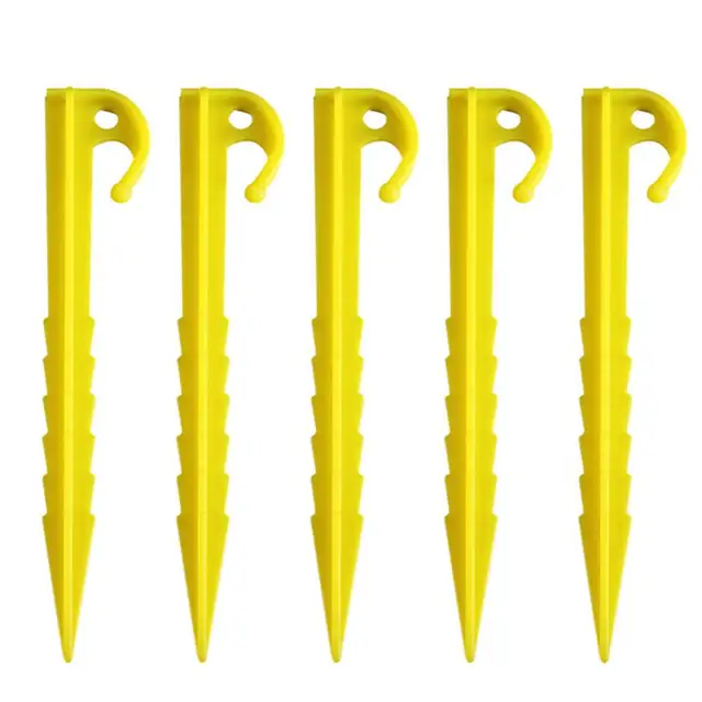 5Pcs Ground Stakes Convenient Abrasion Resistant Ground Spike Lightweight Tent Spike