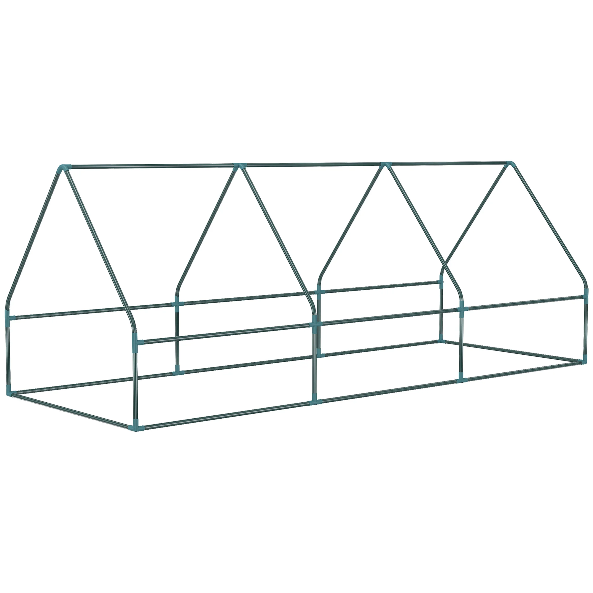 Mini-Gewächshaus mit Netzfenster, UV-beständiger PE-Folie, 240×90×90cm, ideal für Garten und Anzucht – Detail 8
