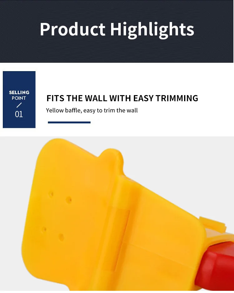 Edger Paint Roller Brush, Extensão Pólo Gripper,