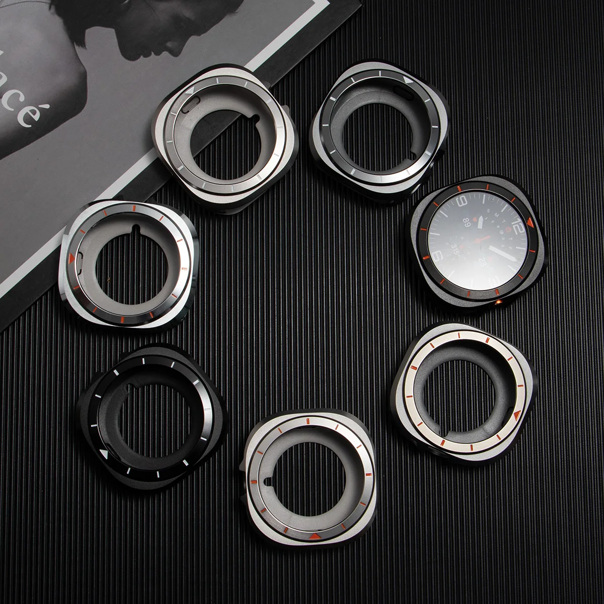 Premium Metal Protective Case | Durable Alloy Hard Cover for Smartwatch | 47mm Bumper Accessory