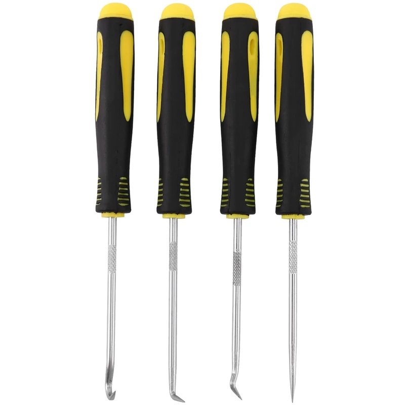 

New 4 PCS Scraper Hook Tool Set Oil Seal Puller Rubber O-Ring Hook Seal Screwdriver Hand DIY Tools Remover Tools