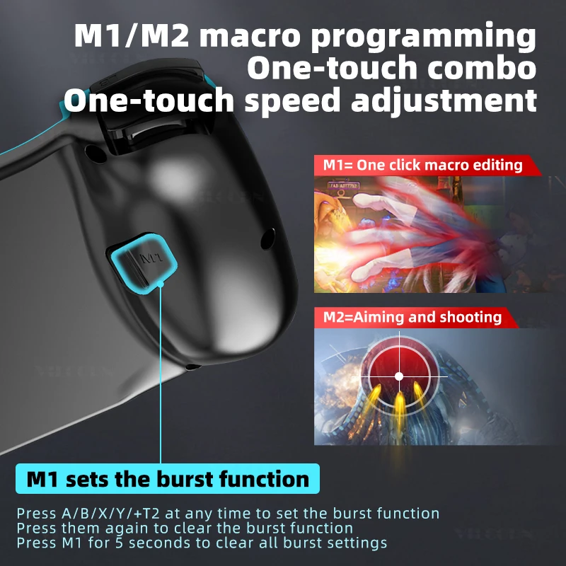 D3 Wireless Bluetooth-compatible Stretchable Gaming Controller 5