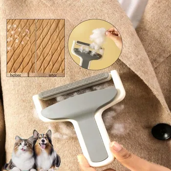 Self-cleaning Lint Sticking Roller Pet Hair Remover Brush Removing Dog Cat Hair for Sofa Carpet Clothes Cat Grooming Supplies