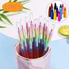 10pcs Stackable Crayons Pencil Colorful Painting Graffiti Kid Party Supplies Birthday Gift Kindergarten School Teacher Prizes 1