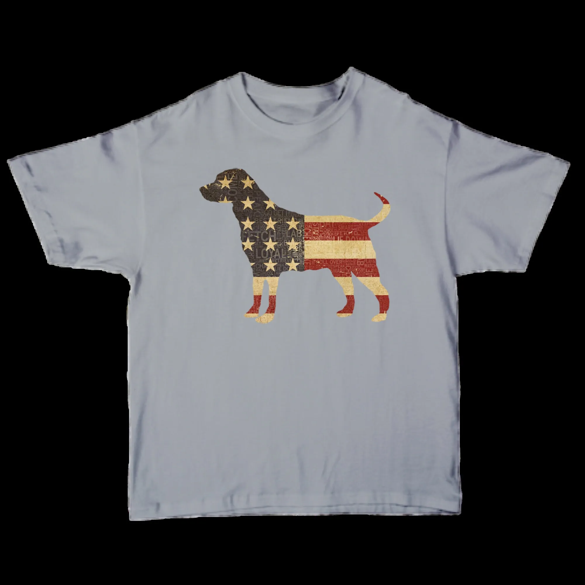 Maglietta Usa Labrador Retriever Maniche Lunghe O Corte