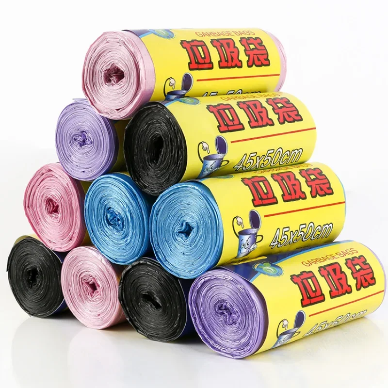 

1 Rolls Household Disposable Trash Pouch Kitchen Storage Garbage Bags Cleaning Waste Bag Plastic Bag 1 Rollo Bolsas De Basura