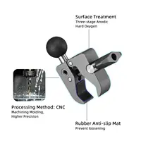 FANAUE Handlebar Clamp Mount Base mobile phone holder stand Support bracket Motorbike motorcycle Bicycles ATV/UTV for RAM Mounts - Image 3