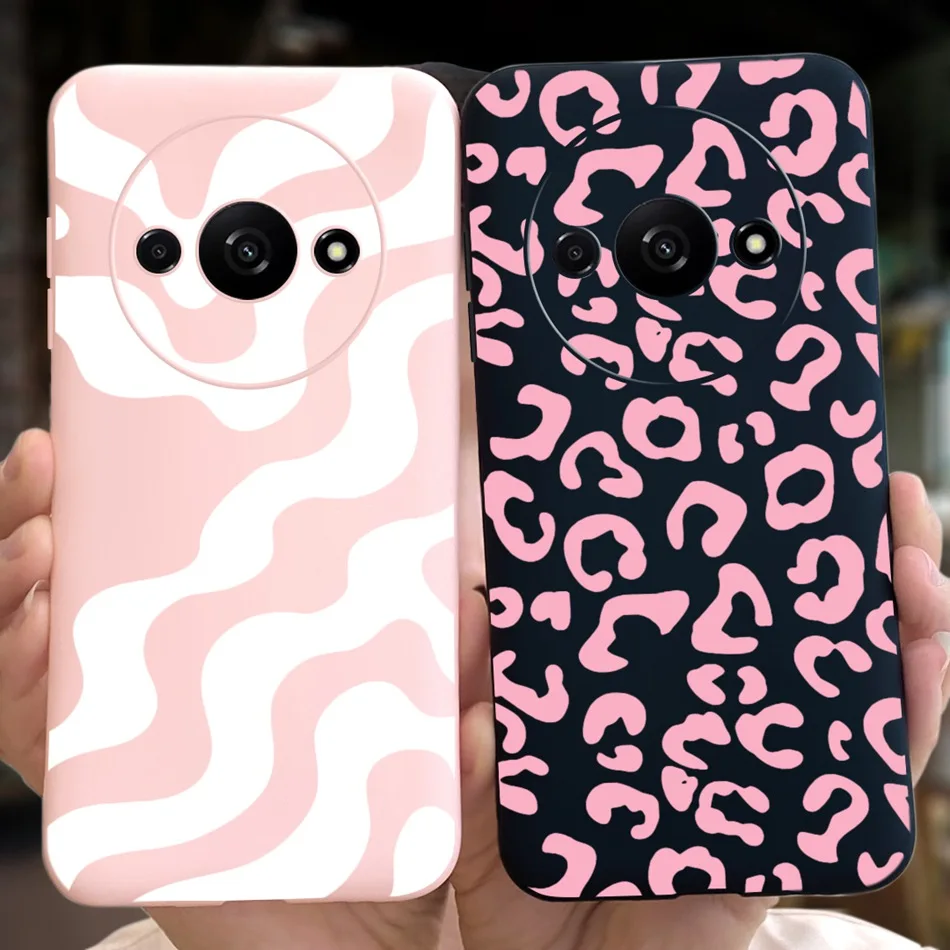 Fashion Moon Pattern Soft Silicone Protective Phone Case Back Cover