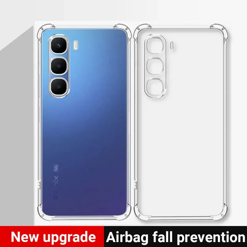 Soft Silicone Airbag Transparent Phone Case