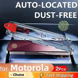 Premium Tempered Glass Screen Protector - Easy Install HD Film - Motorola Edge 70