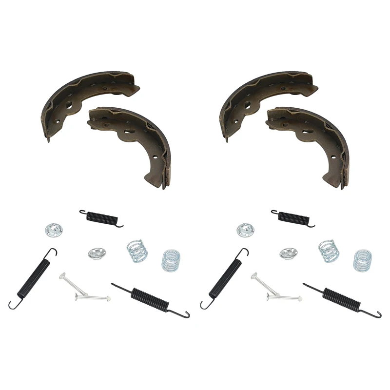 27943G01 Brake Shoes and Bendex Drum Brake Spring Hardware Kit Compatible with EZGO TXT/Medalist 97 UP