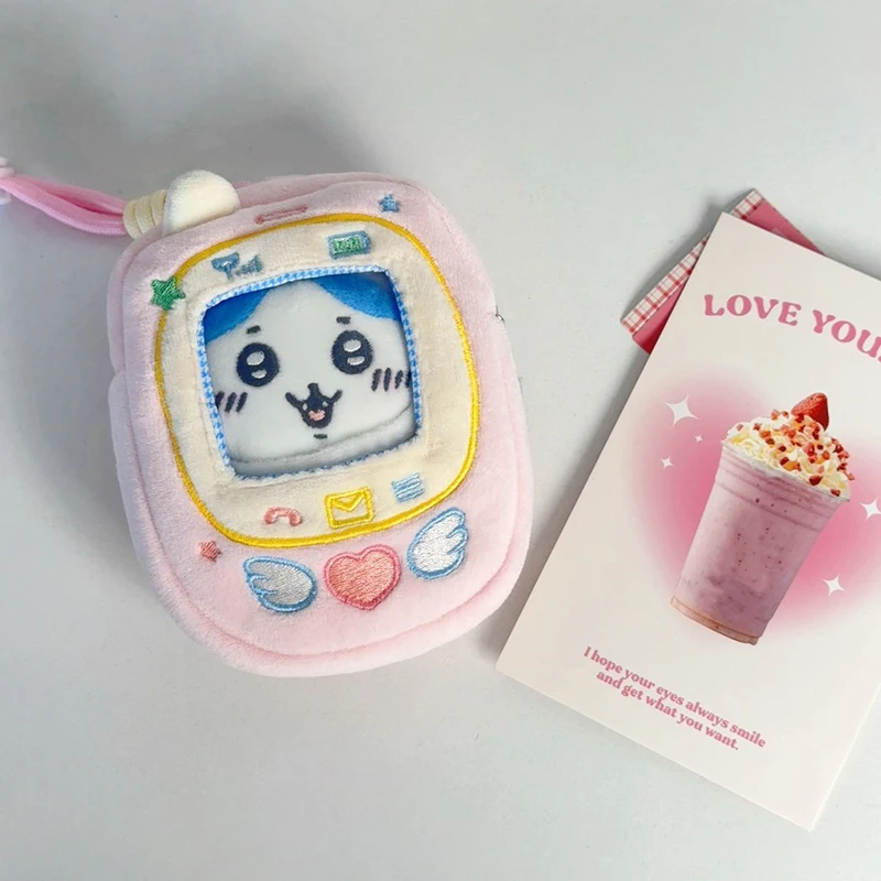 For 10cm Cartoon Plush Doll Display Bag Dustproof Storage Bag For 10cm Cotton Doll Phone Shape Halterneck Bag Doll Accessories