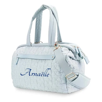 Borsa per mummia personalizzata di grande capacità Nome personalizzato Moda per le madri Borsa per appendere passeggino Borsa per mamma Borsa da viaggio all'aperto 1