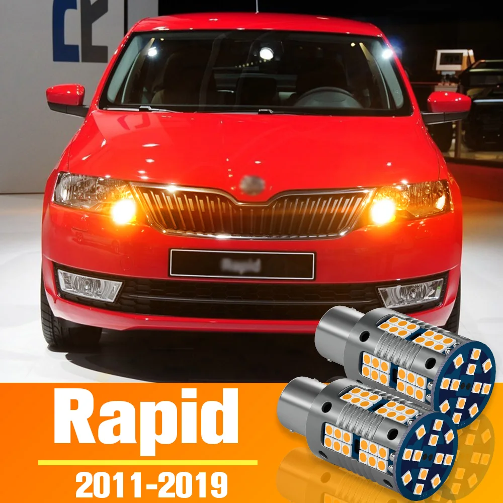 2pcs-LED-Turn-Signal-Light-Turning-Bulb-Accessories-For-Skoda-Rapid ...