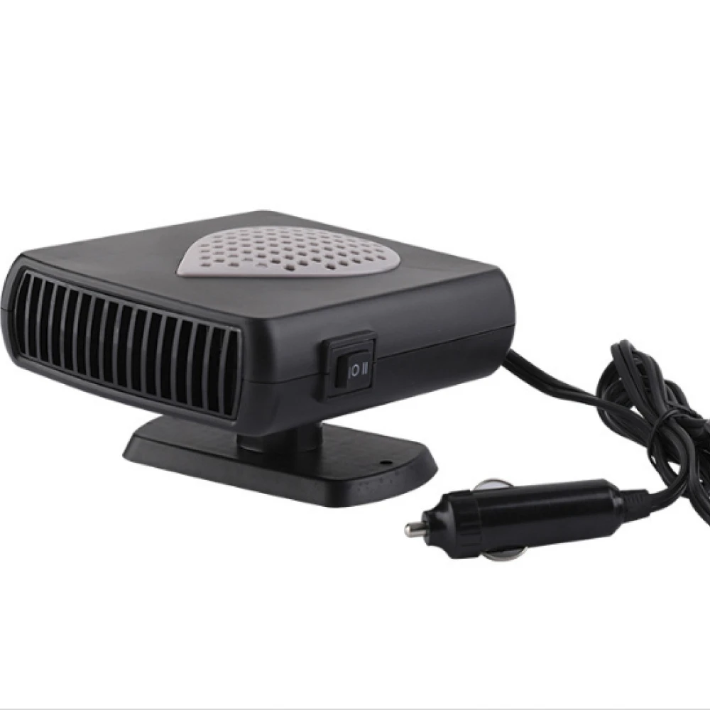 12V/24V 2-in-1 Car Cigarette Lighter Quick Heater Cooling Fan Warmer Defroster Demister Car Windshield Heating Cooling Fan