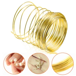 Soft Raw Brass Wire for Crafting and DIY Jewelry Making (2.8mm X 1M)