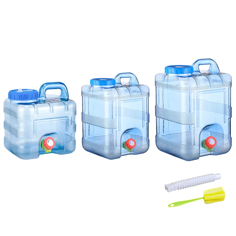 Perfeclan Wiederverwendbare Wasserflasche 18,9 L Mit Griff – Großer Wasserspender-Behälter Aus PC Für Zuhause & Camping