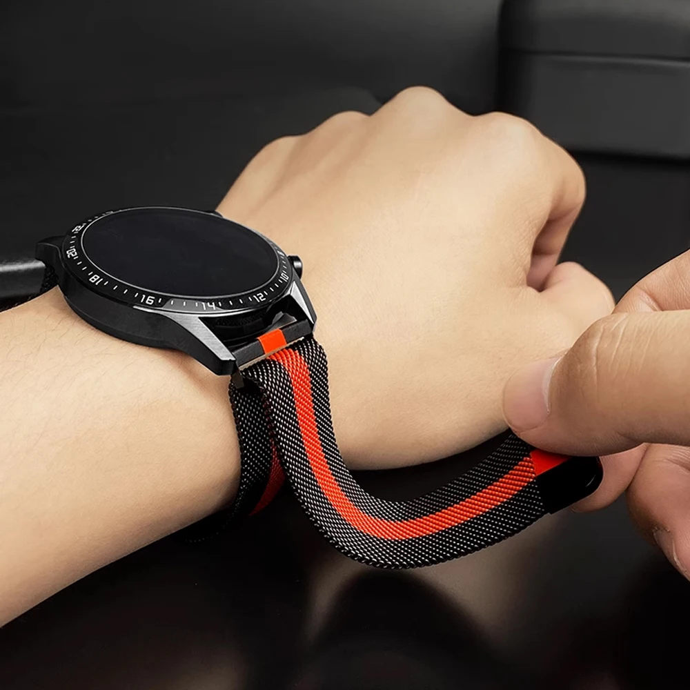 Magnetic Milanese Metal Wristband - 20mm & 22mm Strap Size
