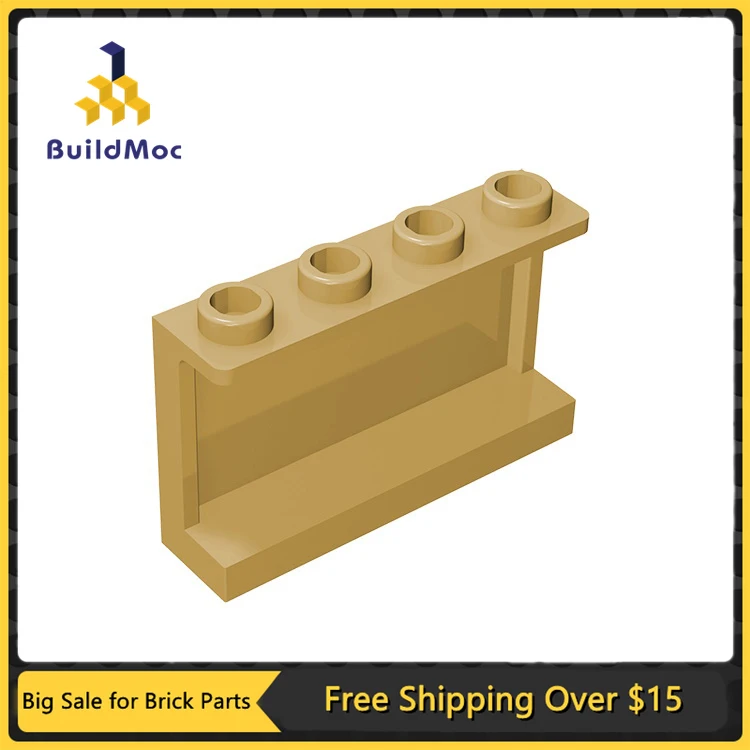 

MOC Compatible Assembles Particles 14718 Panel 1 x 4 x 2 with Side Supports - Hollow Studs Building Blocks Parts DIY Tech Toys
