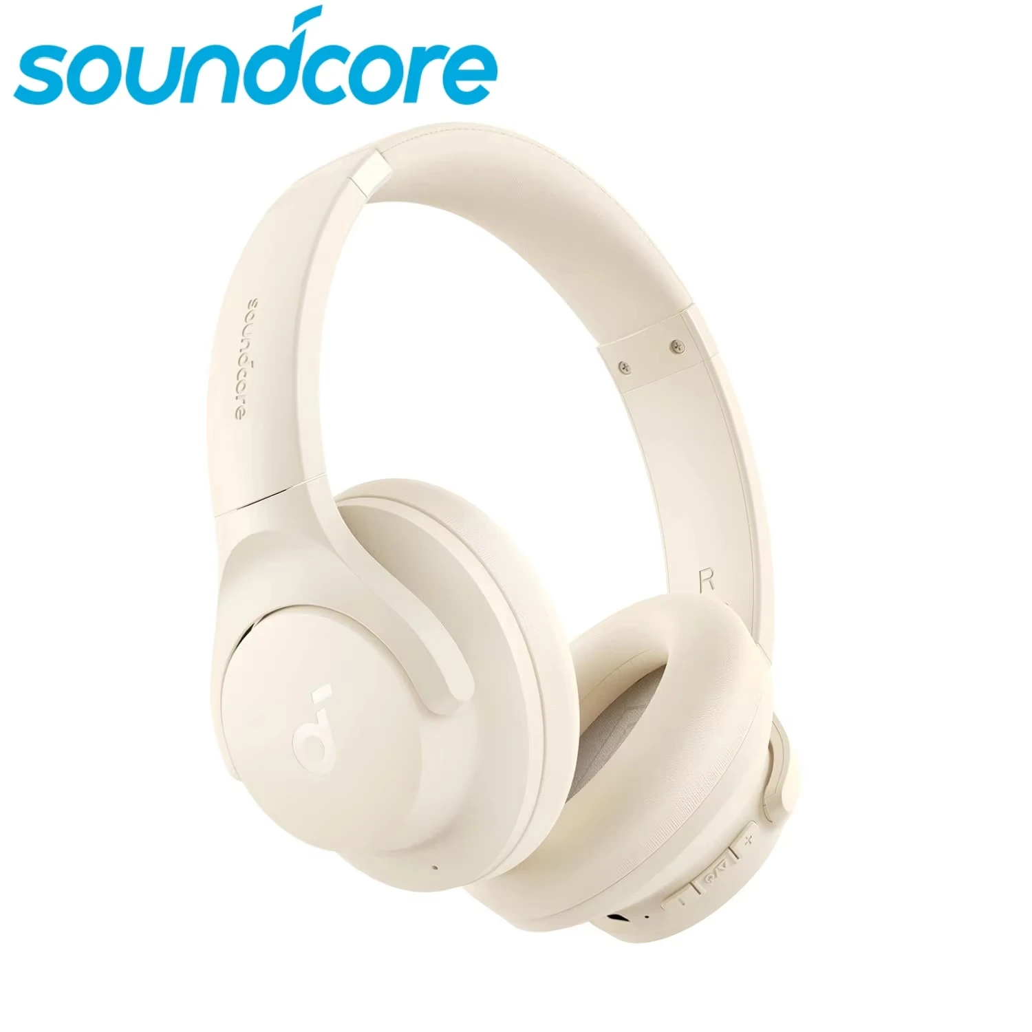 Soundcore by Anker Q20i Hybrid Active Noise Cancelling Headphones, Wireless Over-Ear Bluetooth, 40H Long ANC Playtime, Hi-Res