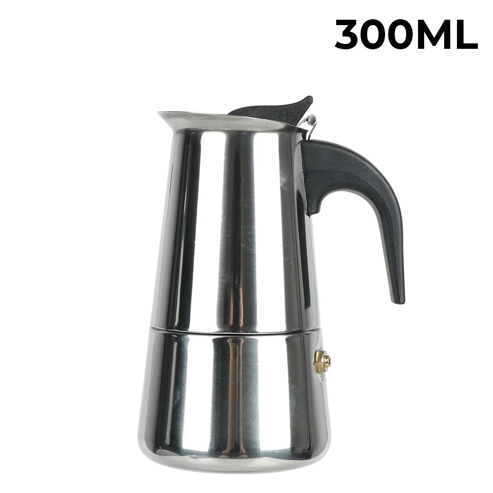 Stainless Steel Moka Coffee Maker Espresso Latte S...