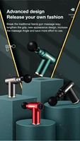 SANLEPUS przenośny pistolet do masażu LCD elektryczny pistolet do masażu perkusyjnego do ciała szyi powrót głębokie tkanki rozluźnienie mięśni Fitness 3