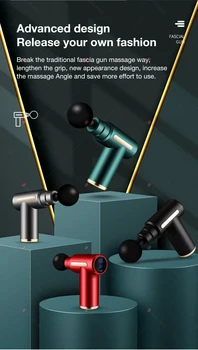 SANLEPUS Portable Massage Gun LCD Electric Percussion Pistol Massager For Body 3