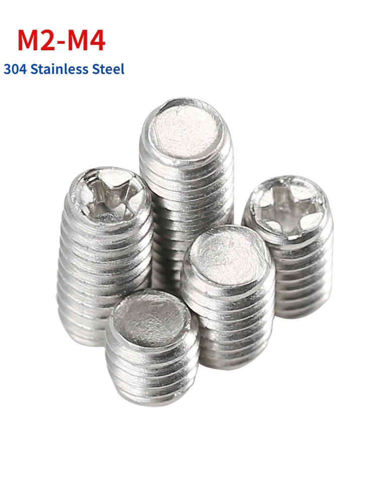 3050100pcsM2M25M3M4304StainlessSteelPhillipsHeadSetScrew