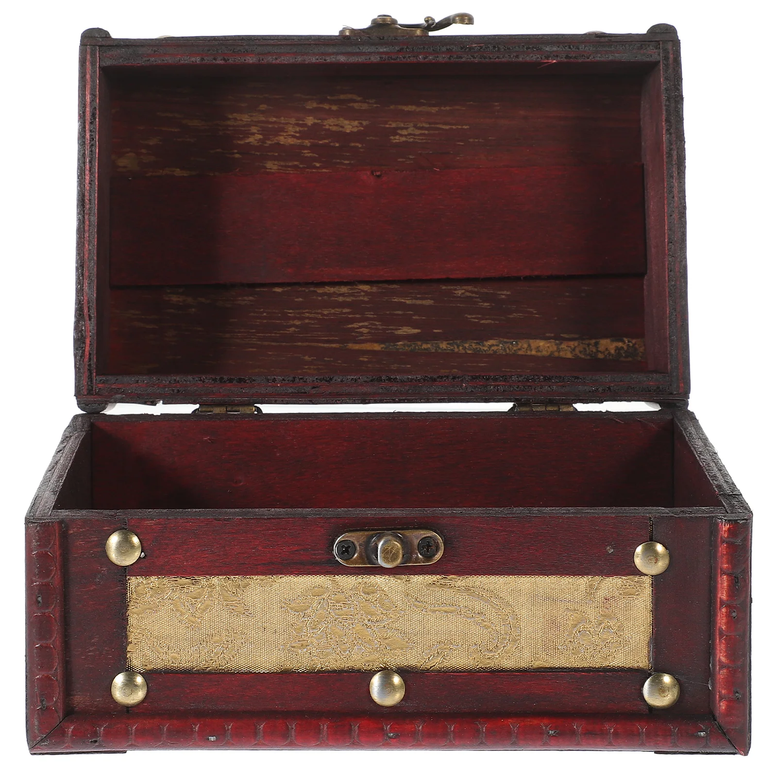 Storage Box Wooden Chest Keepsakes With Lid Jewelry Boxes Photo Prop Grass Flower