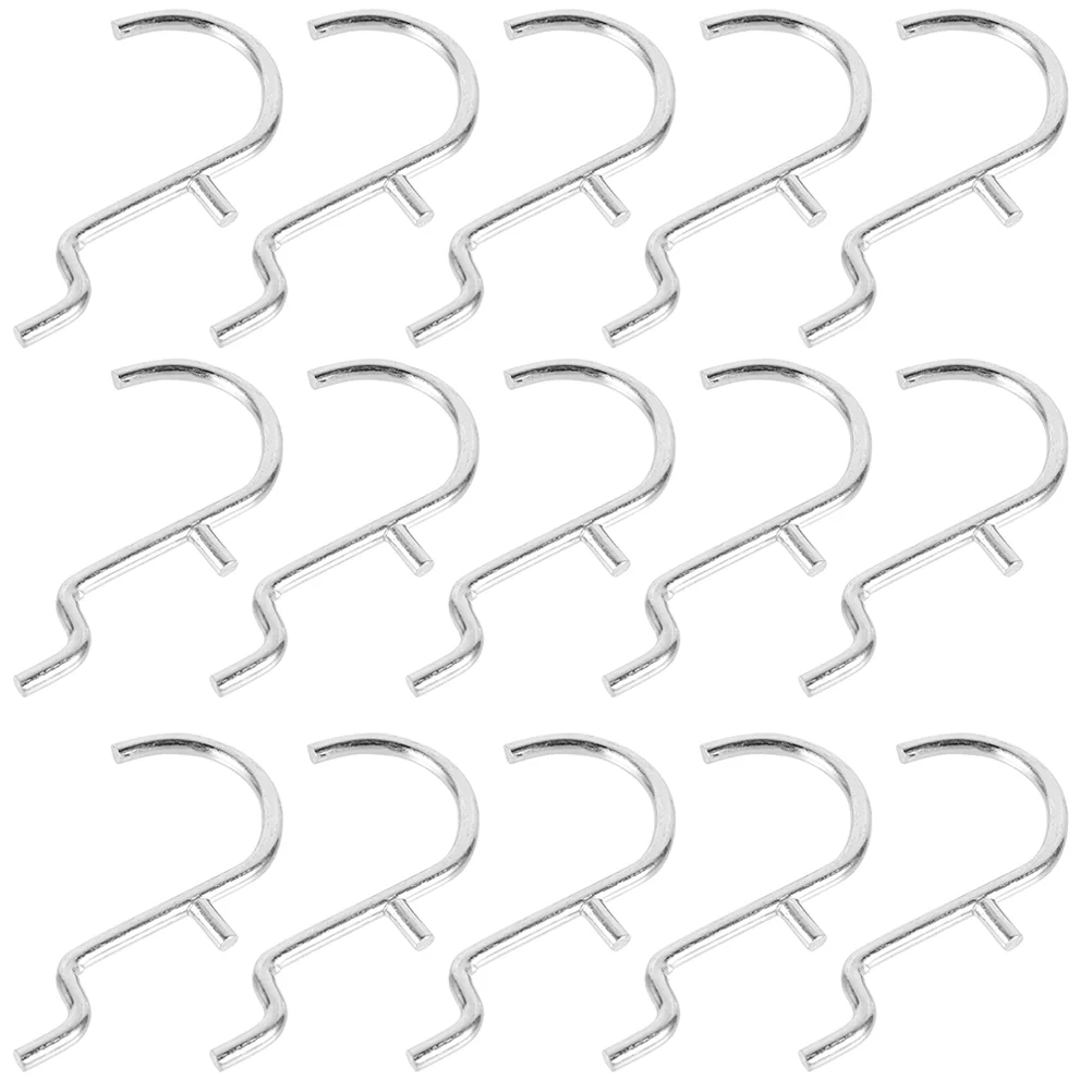 

20 Pcs Metal Hangers Peg Board Hook Pegboard Accessories Tool Holders Home Craft Room Organizers Storage