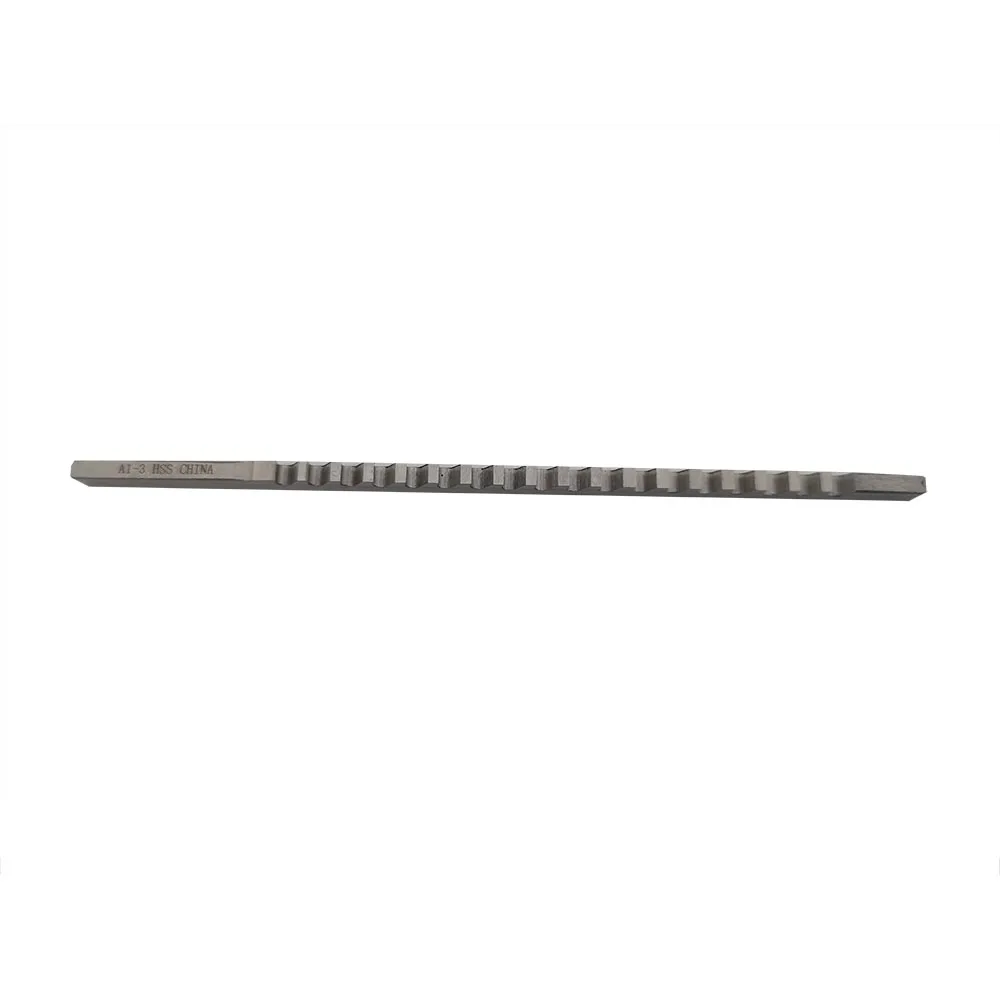 Keyway Broach Tools 3mm Push-Type Keyway Broach A1 Metric Size HSS Keyway Cutting Tool Knife For CNC Router Metalworking