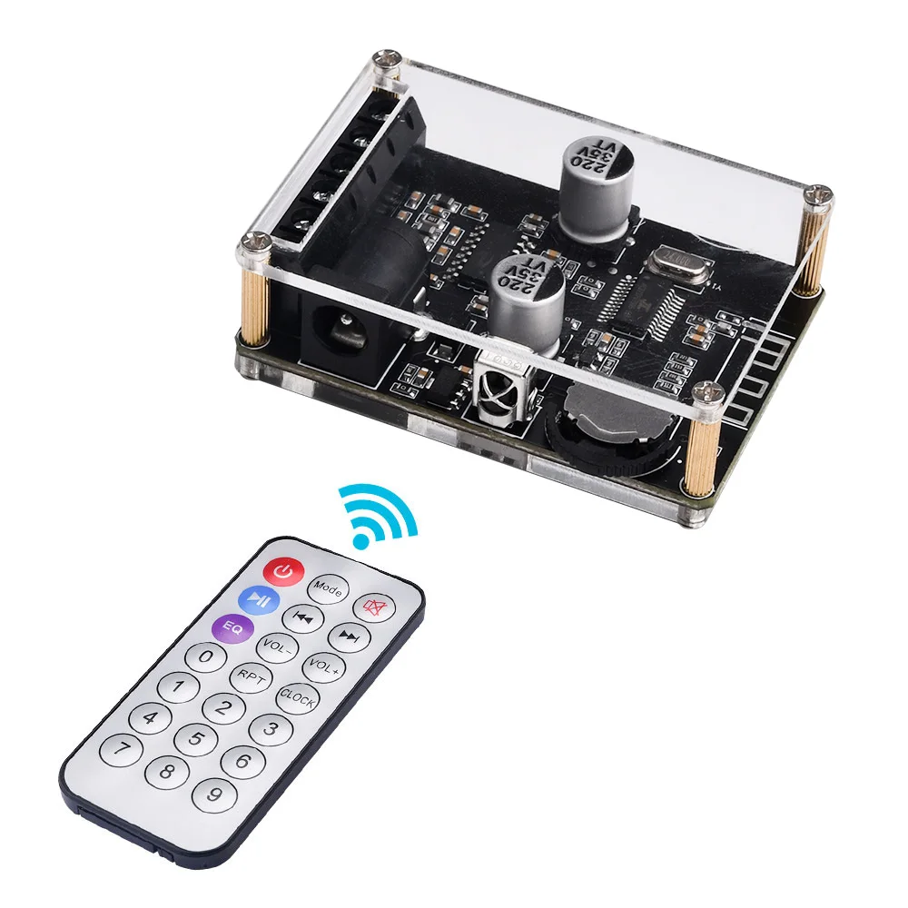 DC 12V 24V Remote Control HIFI 5.1 Bluetooth Amplifier board 15WX2 Stereo  Digital Power Audio AMP Amplificador Home Theater - AliExpress