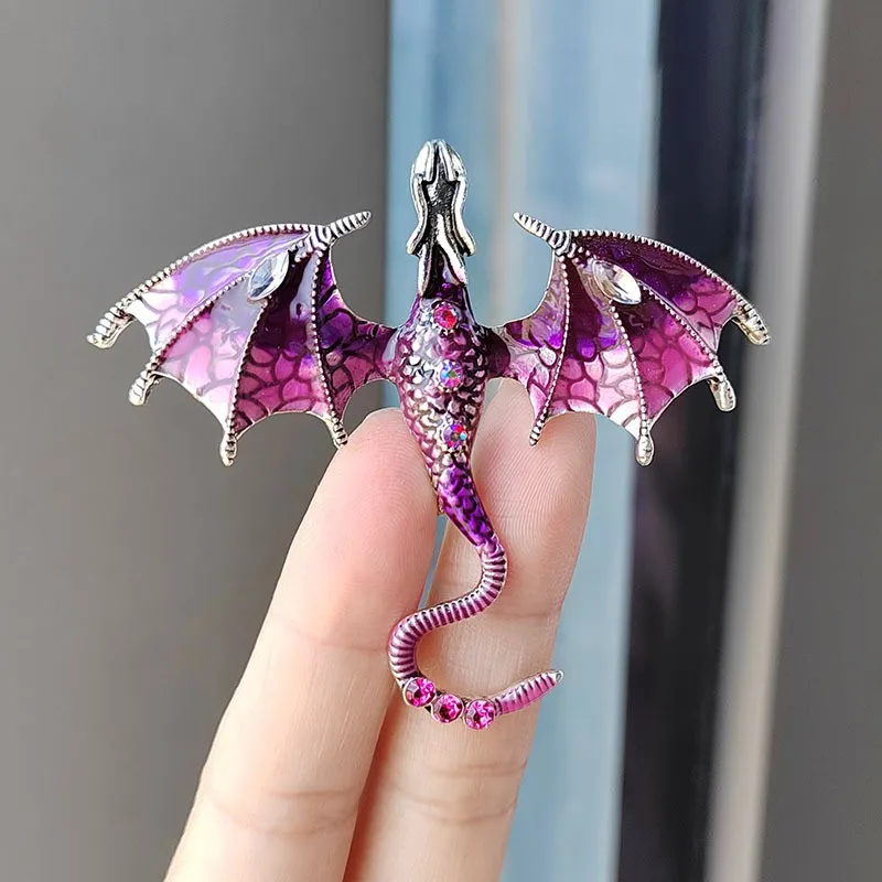 MIXIA Eagle Rhinestone Brooch Pin - Fashion Animal Jewelry For Women & Men, Alloy & Crystal, Gold/Silver - View #8