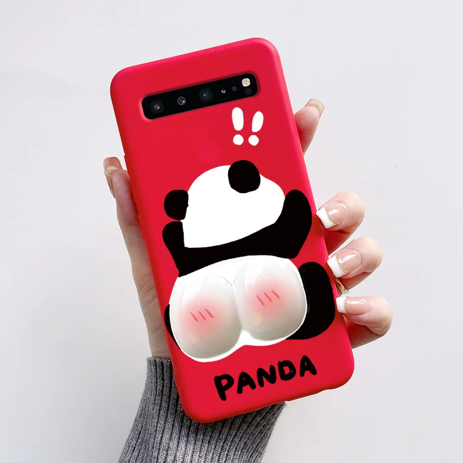 Für Samsung S10 5G Fall Niedlichen Panda Silikon Zurück Abdeckung Telefon Fall Für Samsung Galaxy S10 5G G977N S10 5G Fällen Weichen Stoßstange Funda – Detail 32