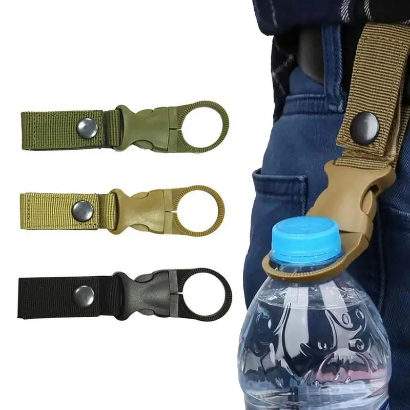 Water Bottle Clip Buckle Carabiners Attach Quick Draw Water Bottle