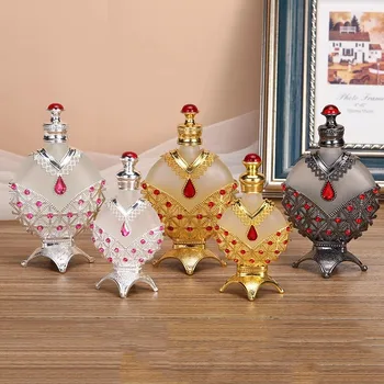 2/10pcs 10/30ml New Vintage Essential Oil Bottle Attar Oil Bottle Volatile Oil Container Perfume Bottle  Cosmetic Packing Gift 1