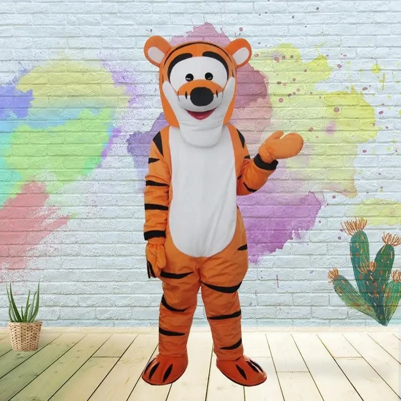thumbnail image 1 of Disfraz de mascota de oso Pooh de Disney, personaje de dibujos animados, oso Winnie, divertido traje de cosplay, disfraz publicitario para fiesta de carnaval, 1 of 5