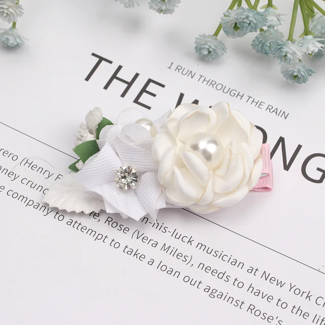 2022 New Chiffon Flower Hair Clips Pins Accessories Cute Hair Clips Pins for Baby Girls Toddlers Hairpin Kids заколка для волос 48