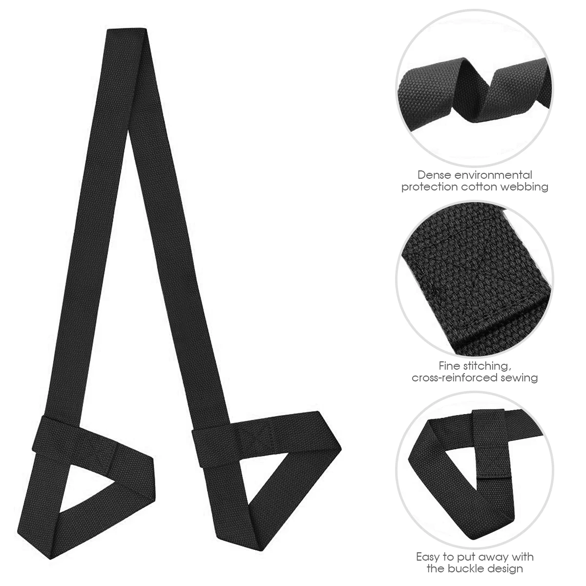 Adjustable Yoga Mat Strap Belt Shoulder Carry Belt Sports Sling Exercise Stretch Fitness Elastic Yoga Equipment yoga strap aerial yoga strap