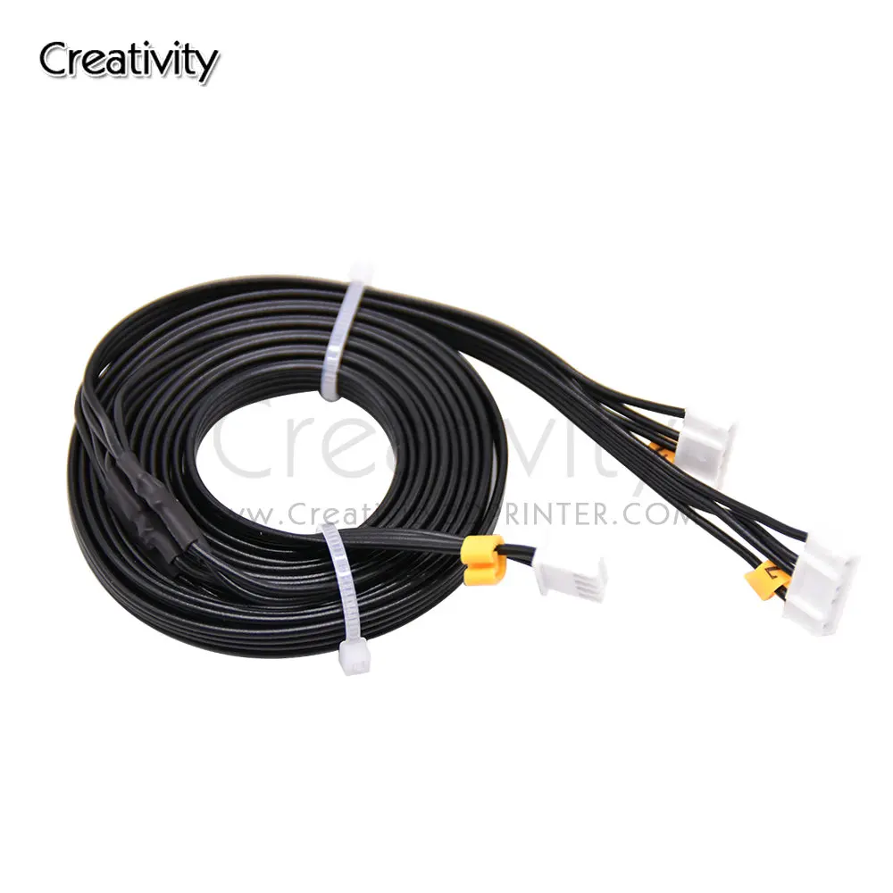 Duplo-eixo Stepper Motor Linha de Fio Cabo de 1.5m de Comprimento para Cr10 Cr10s Ender3 3d Peças da Impressora Ender3 Cr10 z - Imagem 5