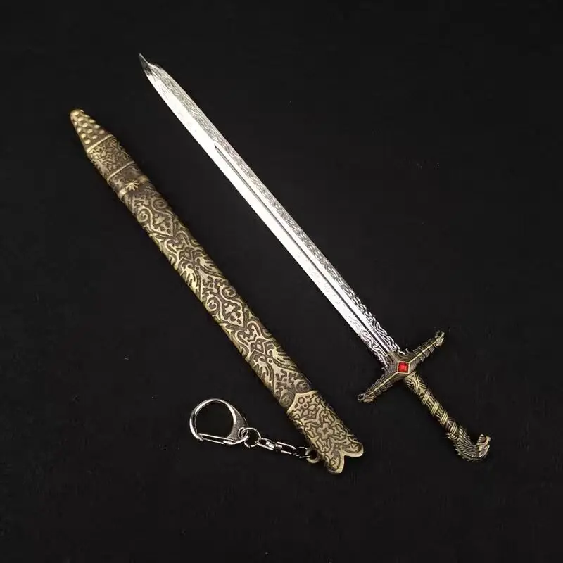 

21cm Oathkeeper Sword Ancient Traditional Movie & TV Peripherals Brienne of Tarth Metal Weapons Model Thrones Ornament Craft Toy