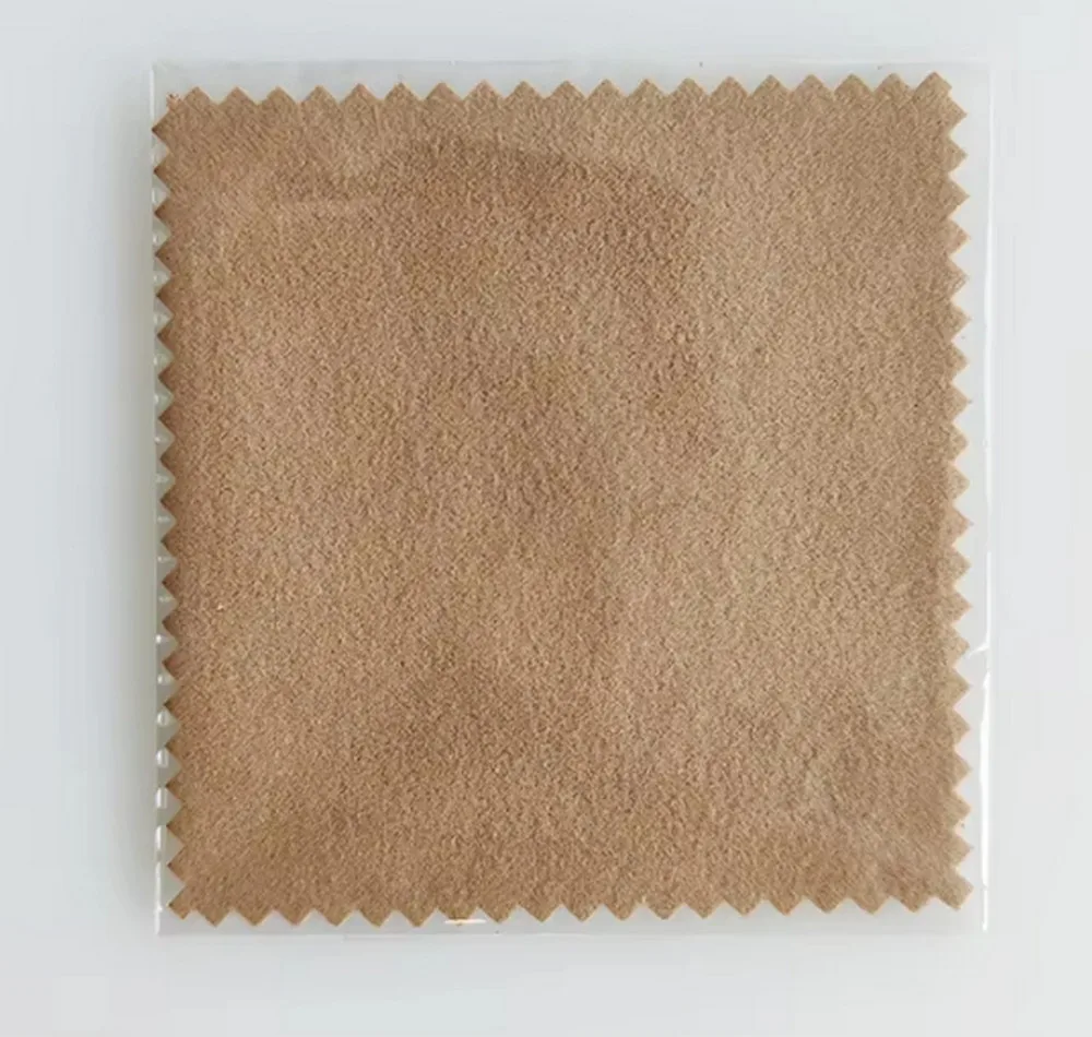 100개 보석 세척 천 개별 포장 핑크 광택 천 (, 금, 백금용) 8x8cm