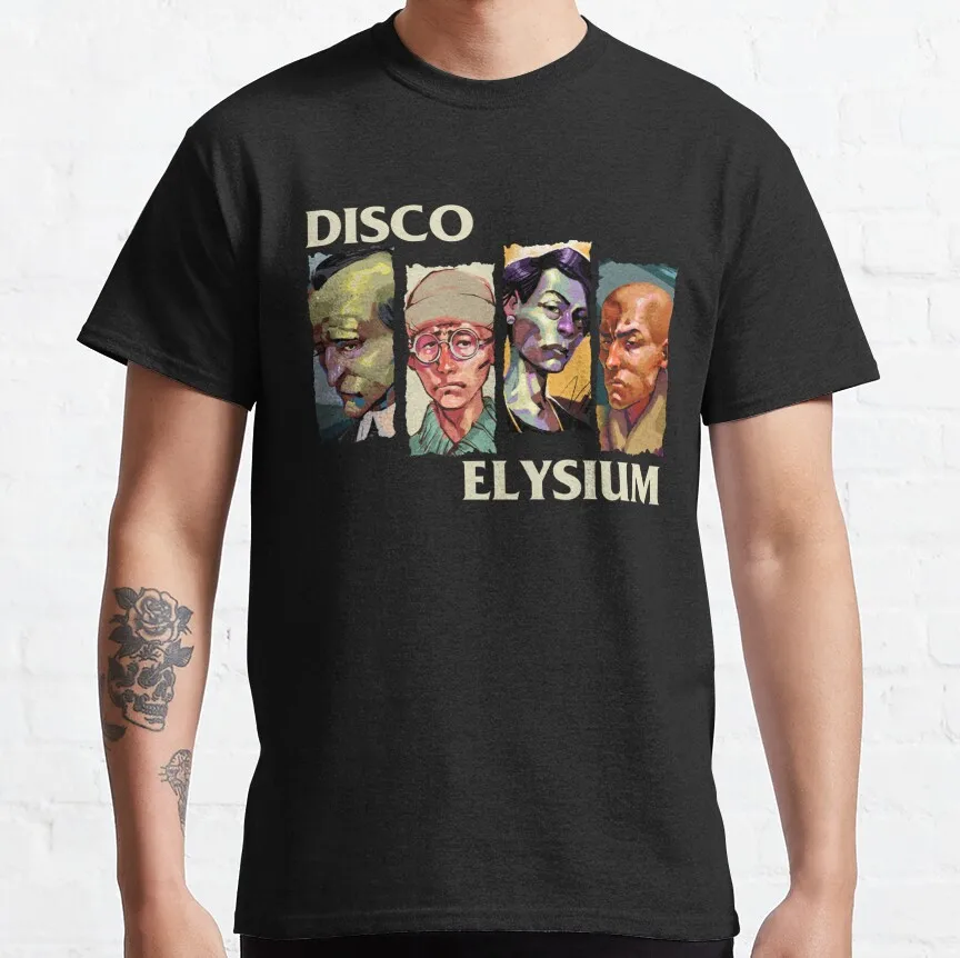 Silkdusk's Pure Cotton Kim-Kitsuragi Graphic Tee - Funny Short Sleeve Round Collar Shirt
