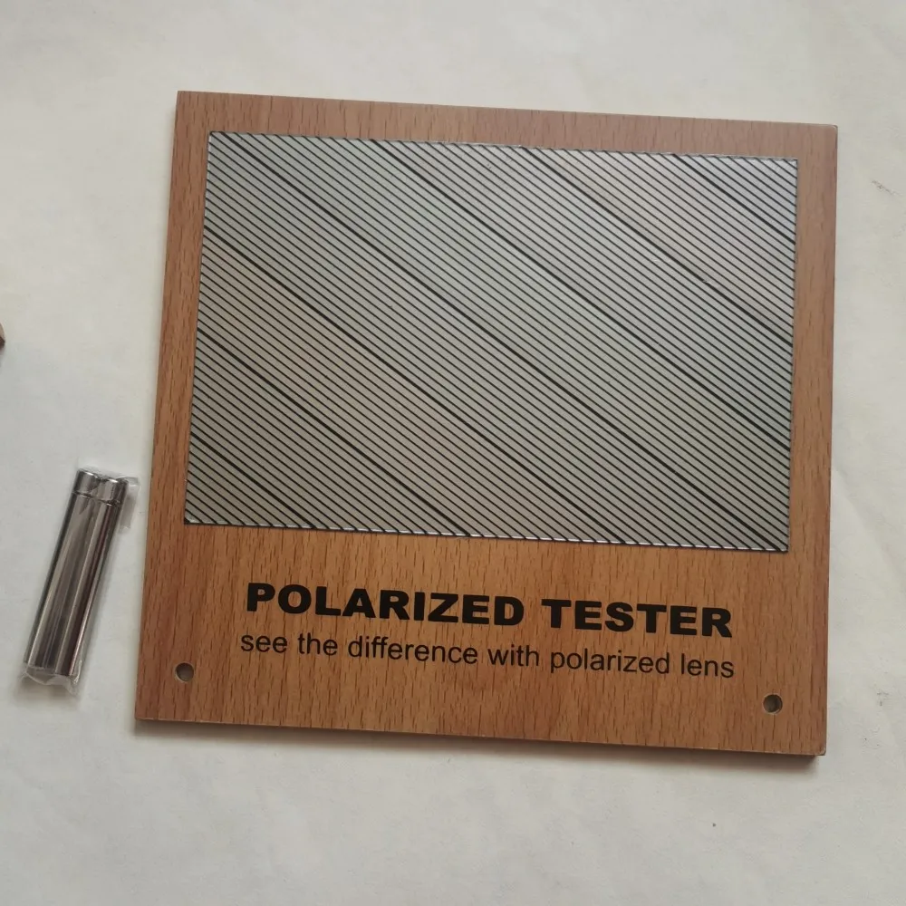 teste lente polarizada