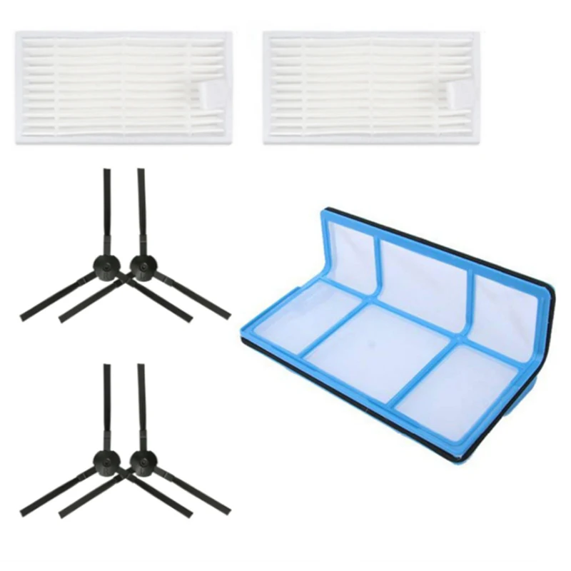 

Hepa Filter Side Brush Primary Filter Screen For Ilife V3 V3S V5 V5S Robot Vacuum Cleaner