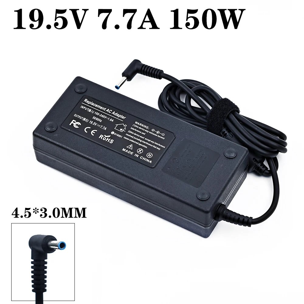 

775626-003 776620-001 19.5V 7.7A Ac Power Adapter For HP TPN-DA03 Q173 Q174 ZBOOK 15 G3 G4 OMEN 15 PAVILION 15T Charger