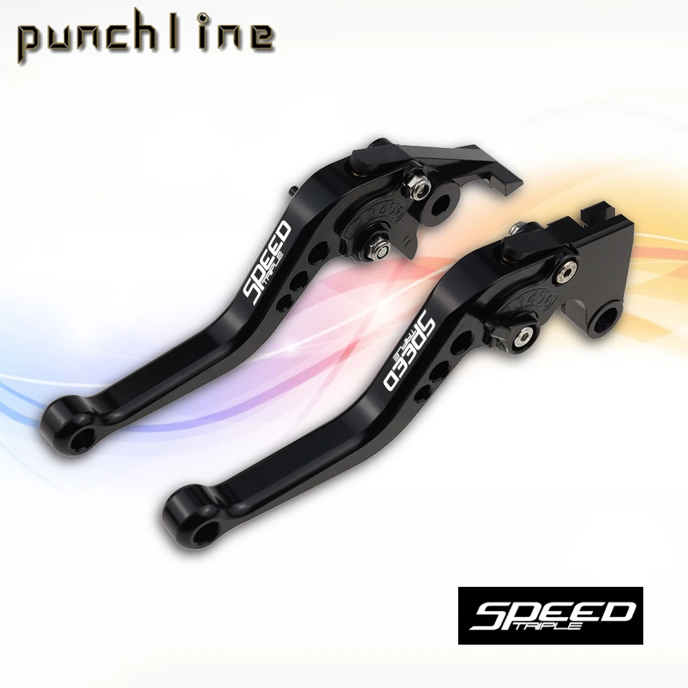

Подходит для скорости TRIPLE SPEEDTRIPLE 2008-2010 аксессуары для мотоциклов с ЧПУ короткие рычаги тормоза сцепления Набор регулируемых ручек