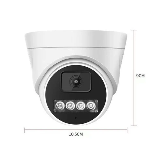 5MP 24H 풀 컬러 나이트 비전 CCTV AHD 돔 카메라, 실내 4MP 1080P HD 4 어레이 발광 Led 디지털 H.265 홈 비디오 구 4